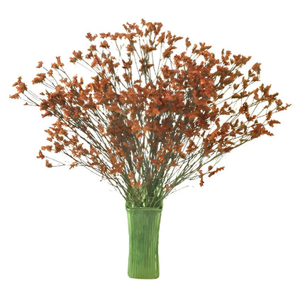 Burnt Orange Airbrushed Limonium Flowers