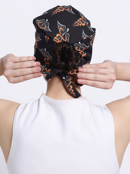 Caduceus Black Unisex Cap 030