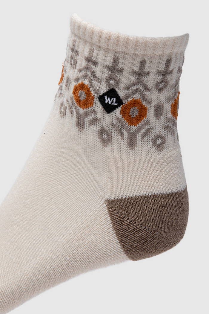 Calcetín Urbano Halo Orgánico Beige