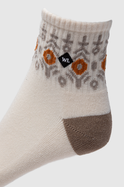 Calcetín Urbano Halo Orgánico Beige