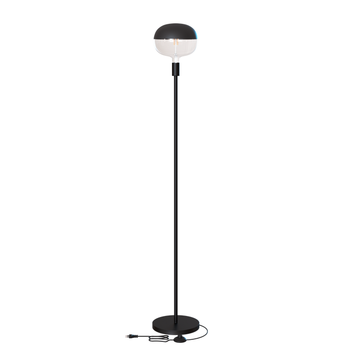 Calex - Floor lamp - E27 - incl. on/off switch - Black