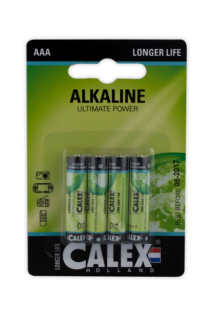 Calex Alkaline Penlite - LR03 - AAA - 4-Pack
