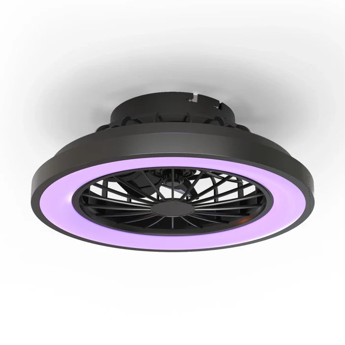 Calex Ceiling Fan LED 39 cm – RGB+CCT – White