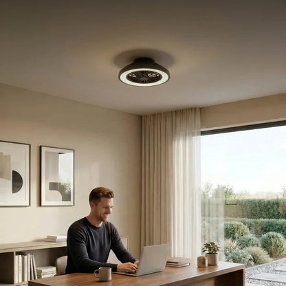 Calex Ceiling Fan LED 39 cm – RGB+CCT – White