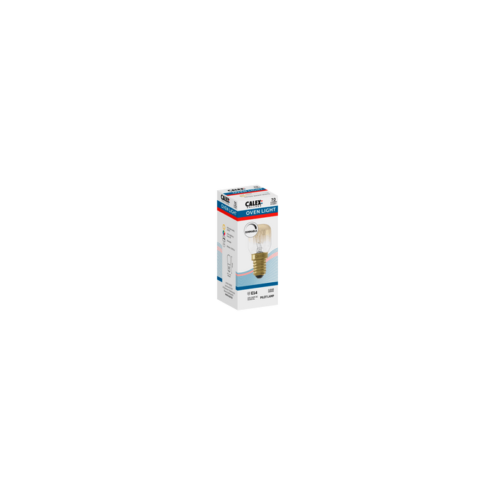 Calex Incandescent Oven Bulb - E14 - T22 - Clear - 15W - 300°C
