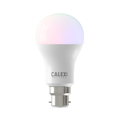 Calex Smart LED Bulb - B22 - A60 - 9.4W - RGB - White - Dimmable