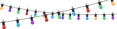 Calex String light - Extendable - Multi color