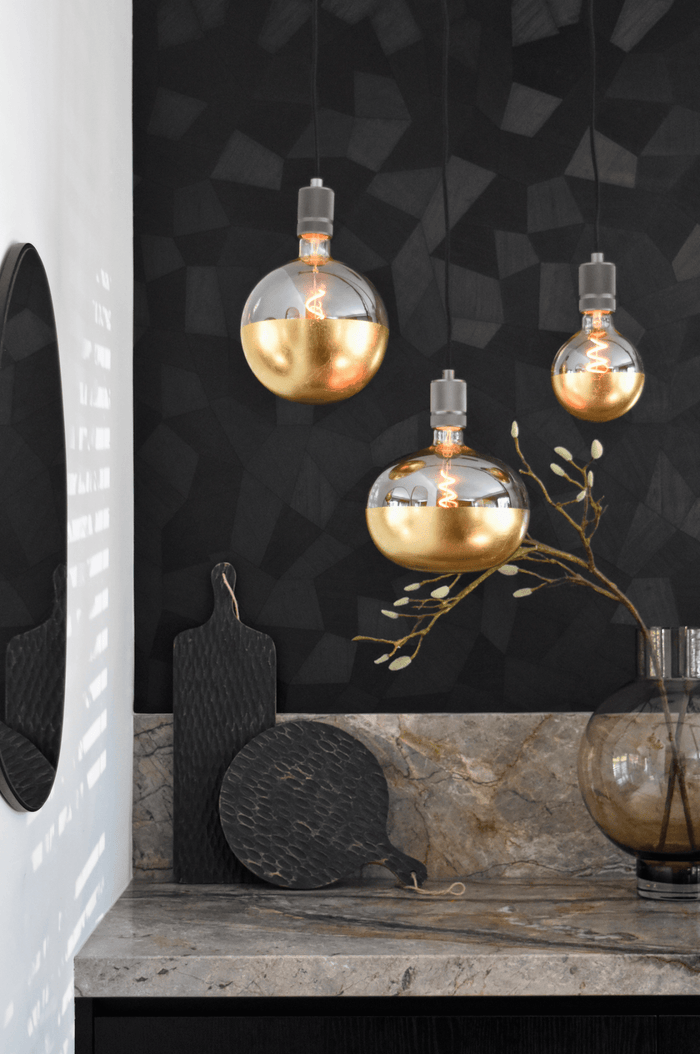 Calex Top mirror Bulb - E27 - Filament - Boden - Gold