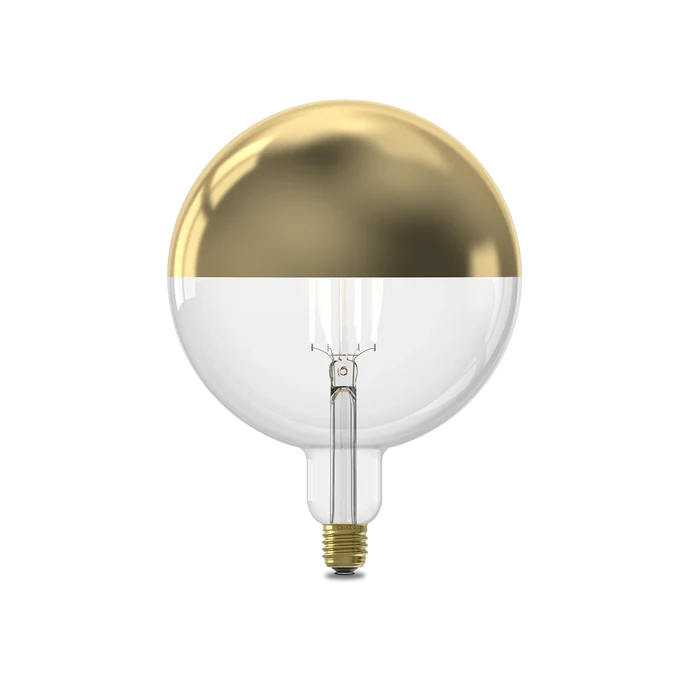 Calex Top mirror Bulb - E27 - Filament - Kalmar - Gold