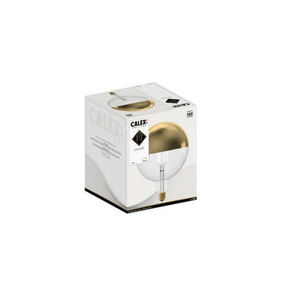 Calex Top mirror Bulb - E27 - Filament - Kalmar - Gold