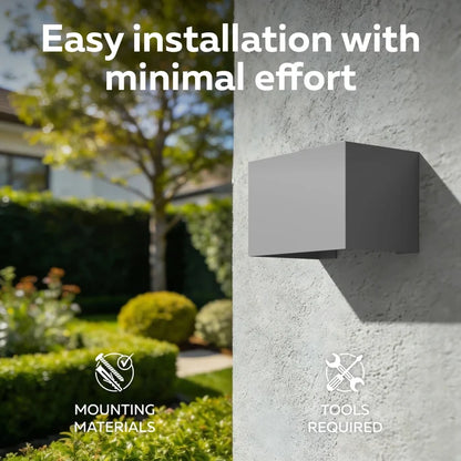 Calex Venice LED Wall Light - Up & Down - Anthracite