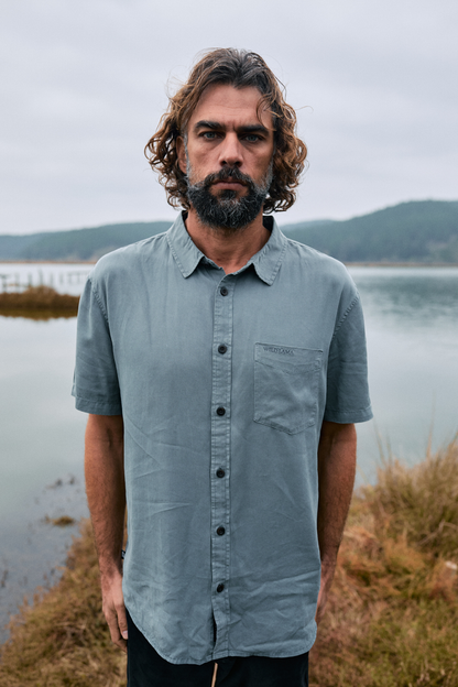 Camisa Jim Petróleo Hombre