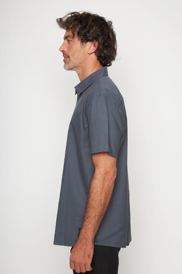 Camisa Pinco Orgánica Azul Hombre