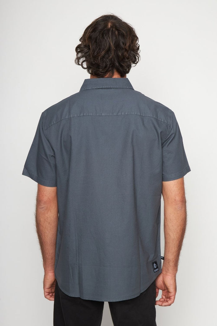 Camisa Pinco Orgánica Azul Hombre