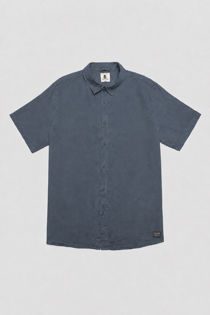 Camisa Pinco Orgánica Azul Hombre