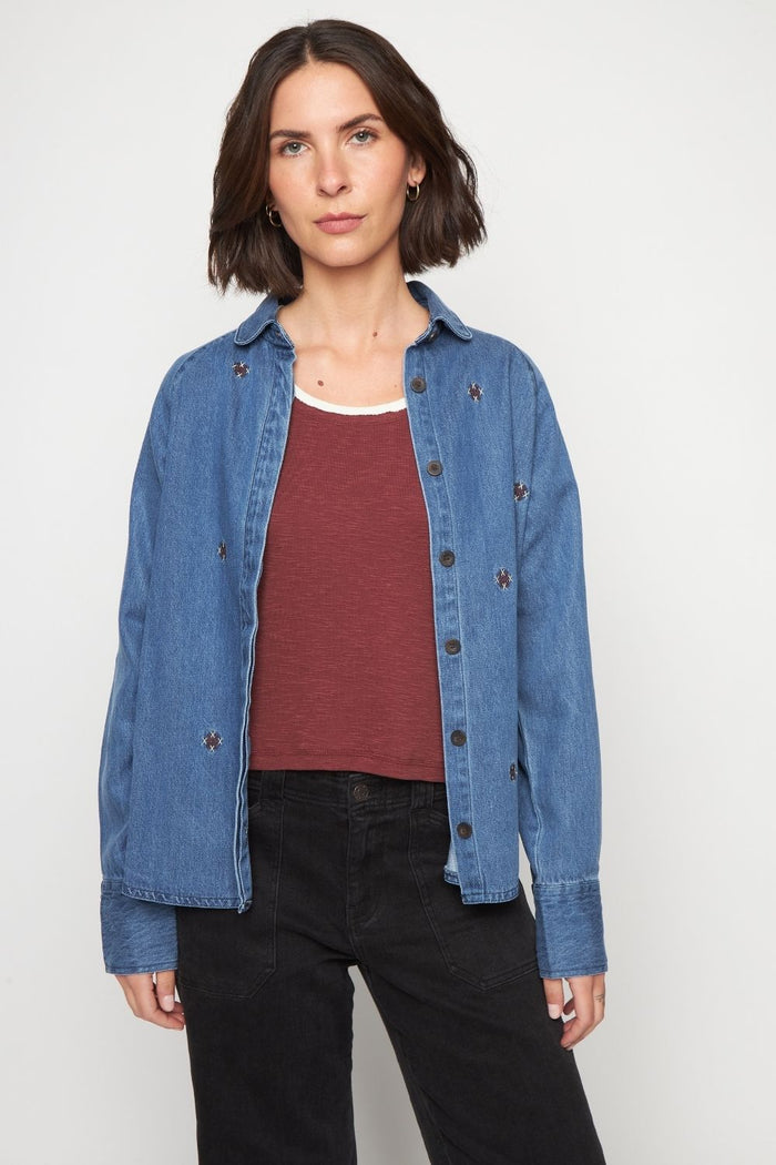 Camisa Tilca Denim Mujer