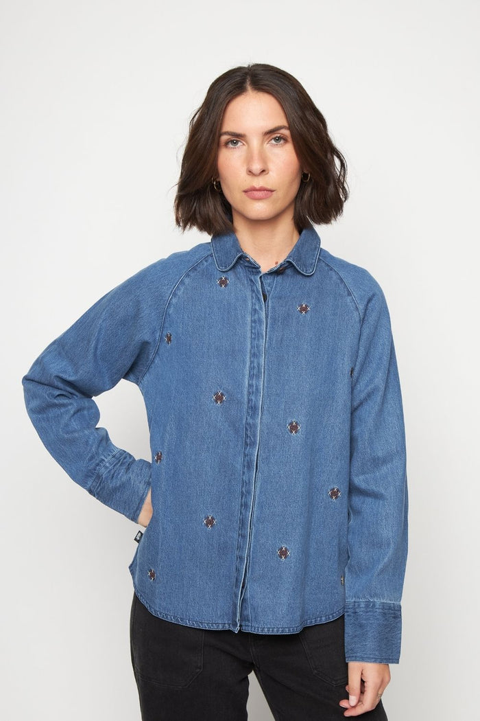 Camisa Tilca Denim Mujer