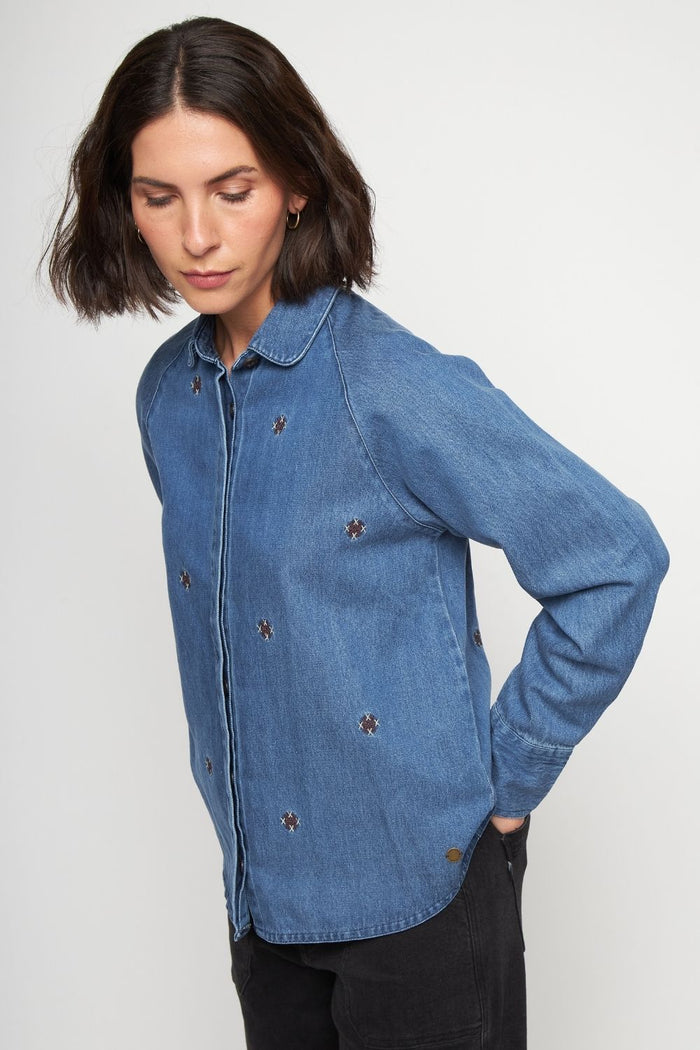 Camisa Tilca Denim Mujer