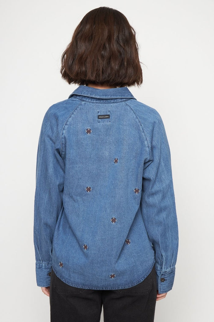 Camisa Tilca Denim Mujer