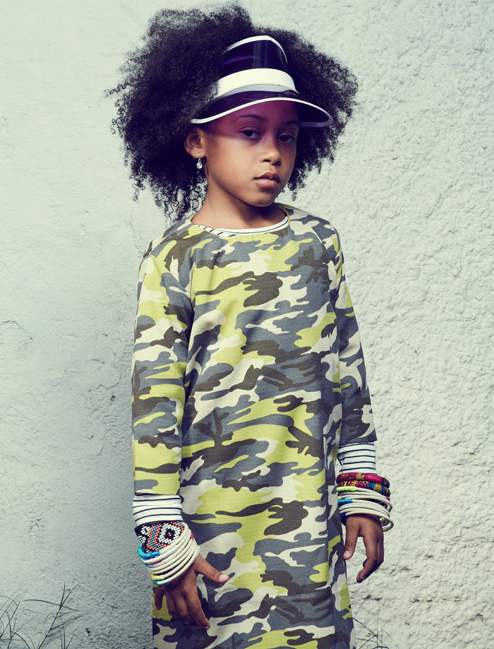 Camouflage Cocoon Dress