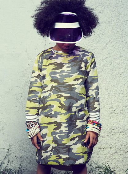 Camouflage Cocoon Dress