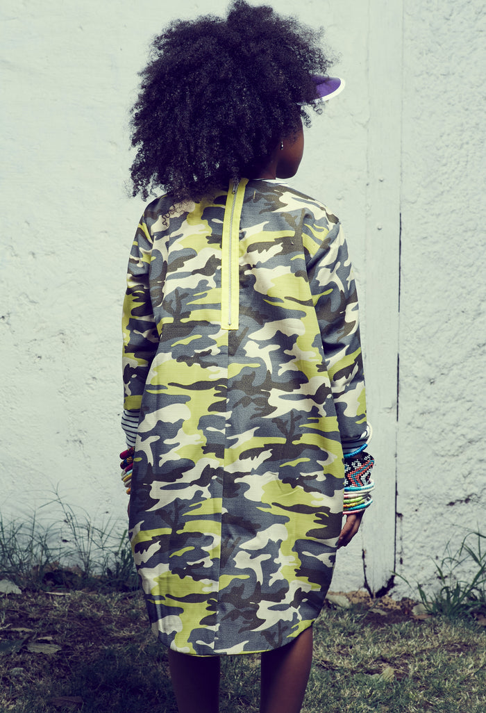 Camouflage Cocoon Dress