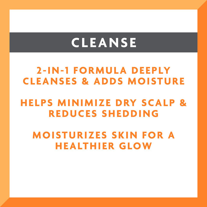 Cantu Men's 3 In 1 Shampoo/Conditioner/Body Wash 13.5oz