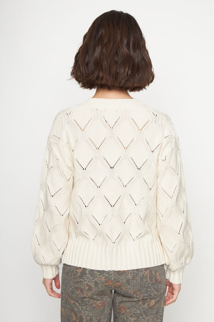 Cárdigan Astra Orgánico Beige Mujer