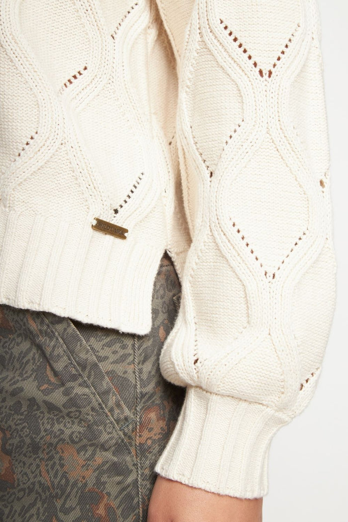 Cárdigan Astra Orgánico Beige Mujer