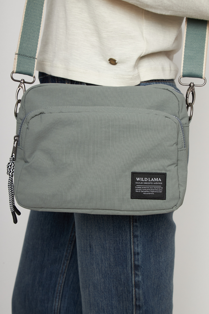 Cartera Rina Reciclada Gris Azulado