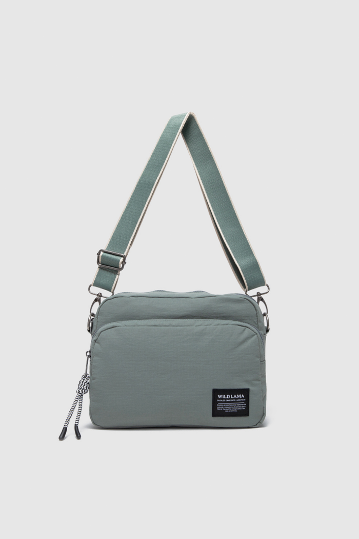 Cartera Rina Reciclada Gris Azulado