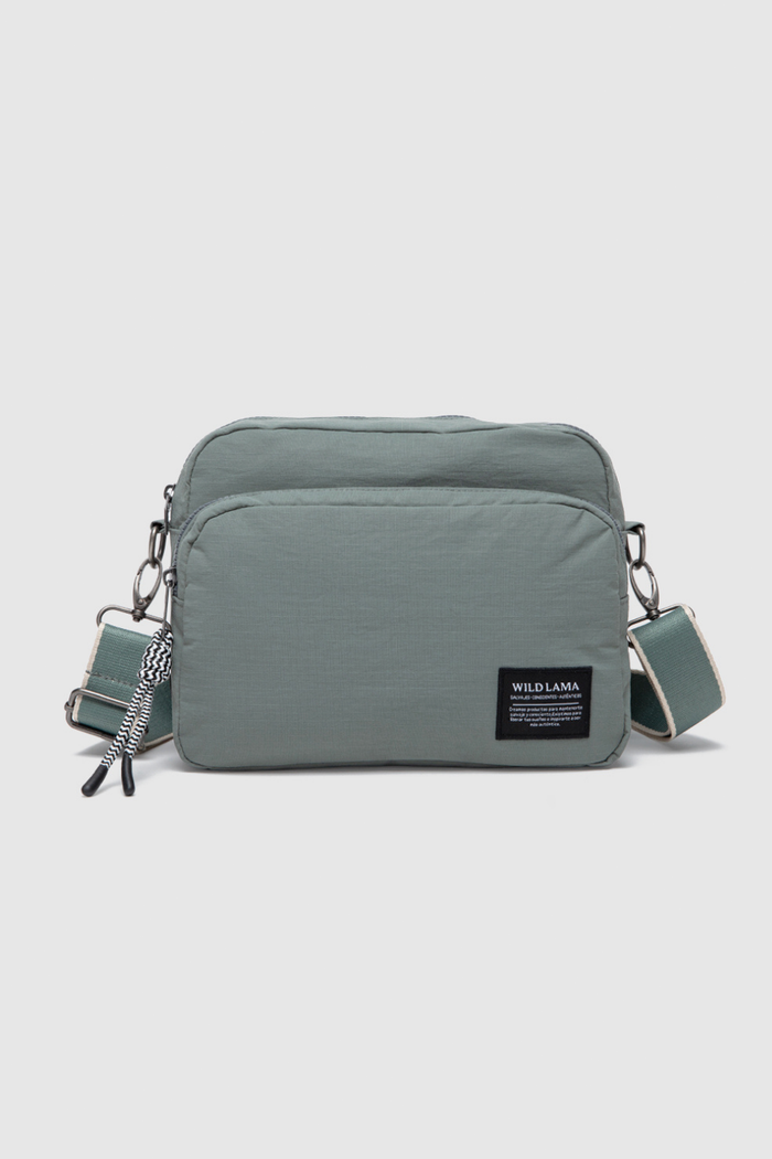 Cartera Rina Reciclada Gris Azulado