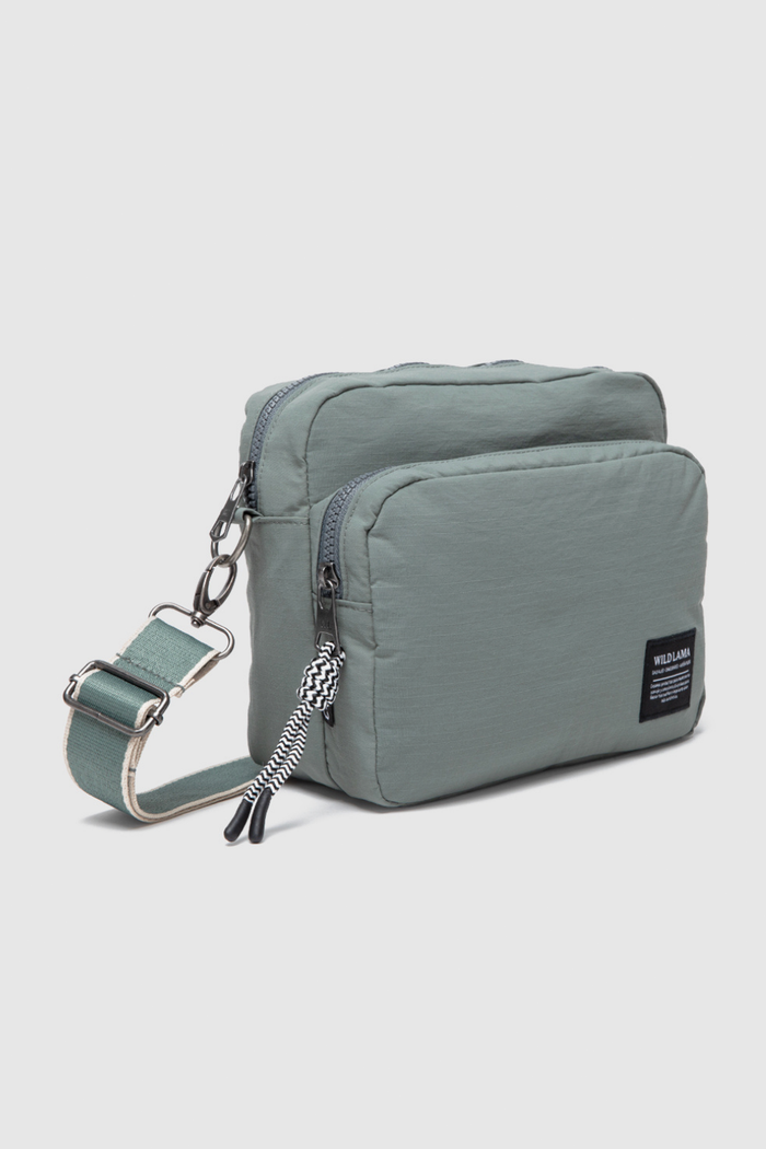 Cartera Rina Reciclada Gris Azulado