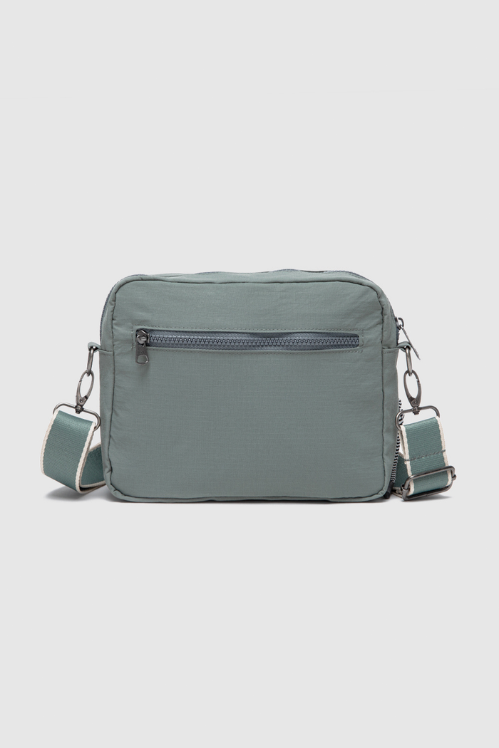 Cartera Rina Reciclada Gris Azulado