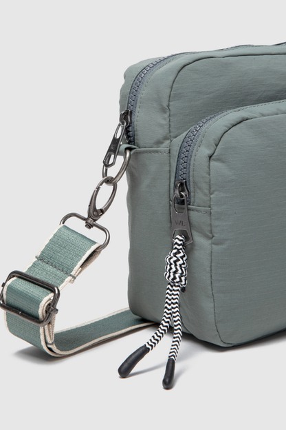Cartera Rina Reciclada Gris Azulado