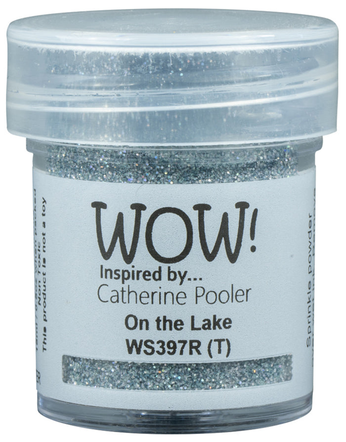 Catherine Pooler - WOW - Special Color Embossing Glitter - Regular - On the Lake. Available at Embellish Away located in Bowmanville Ontario Canada.