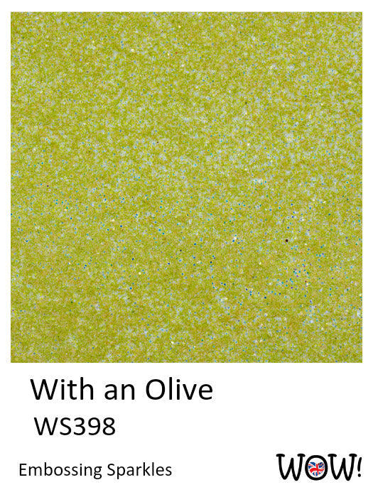 Catherine Pooler - WOW - Special Color Embossing Glitter - Regular - With an Olive. Available at Embellish Away located in Bowmanville Ontario Canada.