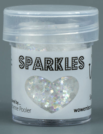 Catherine Pooler - WOW - Special Color Embossing Powder - Sparkles Glitter - Sparkling Sugar. Available at Embellish Away located in Bowmanville Ontario Canada.