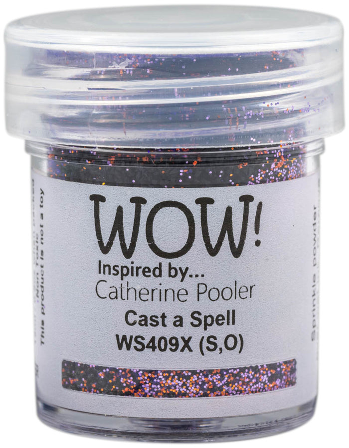Catherine Pooler - WOW - Special Color Embossing Powder - X - Cast a Spell. Available at Embellish Away located in Bowmanville Ontario Canada.