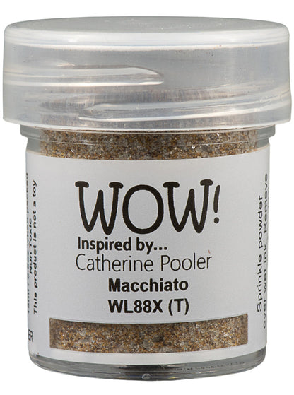 Catherine Pooler - WOW - Special Color Embossing Powder - X - Macchiato. Available at Embellish Away located in Bowmanville Ontario Canada.