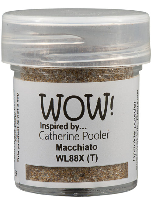 Catherine Pooler - WOW - Special Color Embossing Powder - X - Macchiato. Available at Embellish Away located in Bowmanville Ontario Canada.
