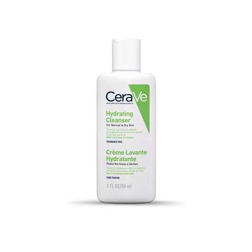 CeraVe Hydrating Cleanser with Hyaluronic Acid for Normal to Dry Skin 88ml