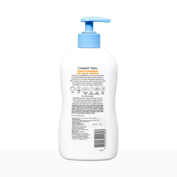 Cetaphil Baby Wash & Shampoo with Organic Calendula