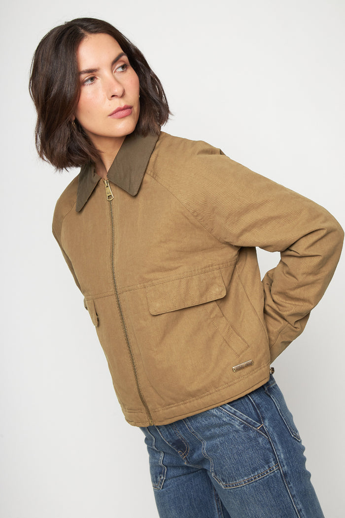 Chaqueta Angi Reciclada Camel Mujer