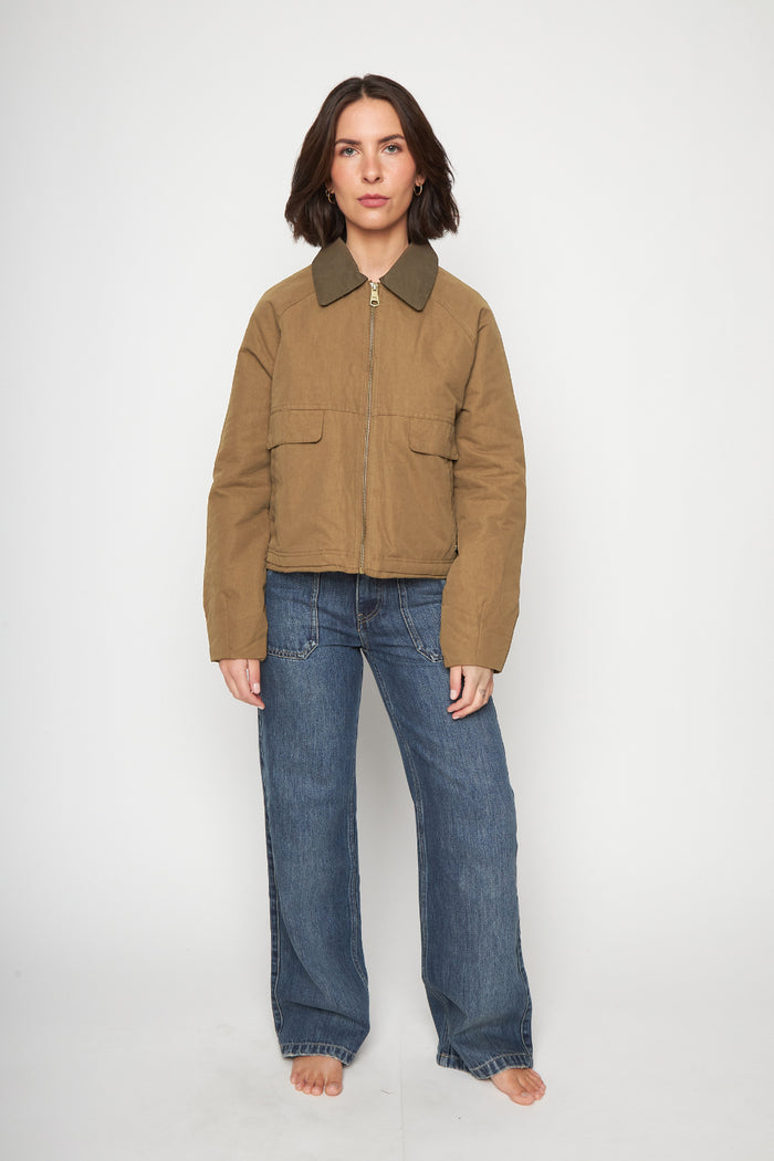 Chaqueta Angi Reciclada Camel Mujer