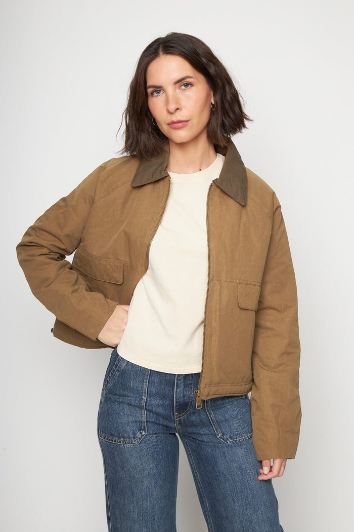 Chaqueta Angi Reciclada Camel Mujer