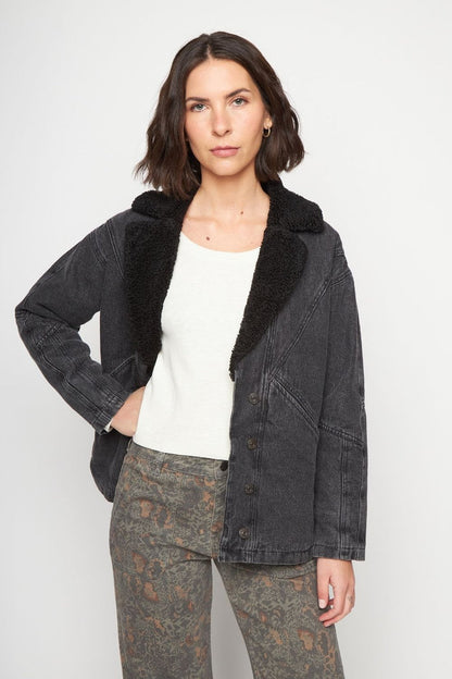 Chaqueta Carlota Orgánica Negra Mujer