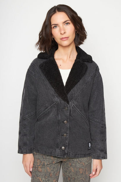 Chaqueta Carlota Orgánica Negra Mujer