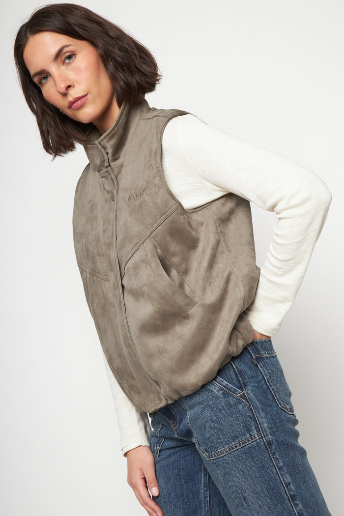 Chaqueta Denis Reciclada Café Mujer