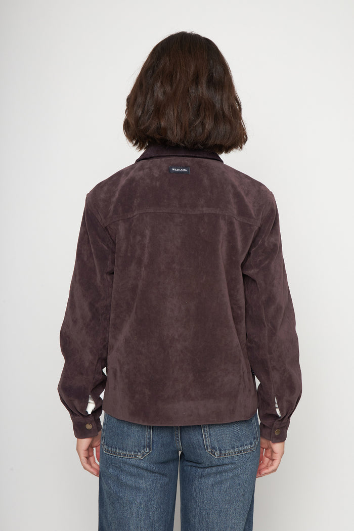 Chaqueta Elsa Reciclada Café Mujer